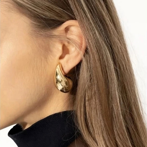 VENICE Gold Teardrop Earrings