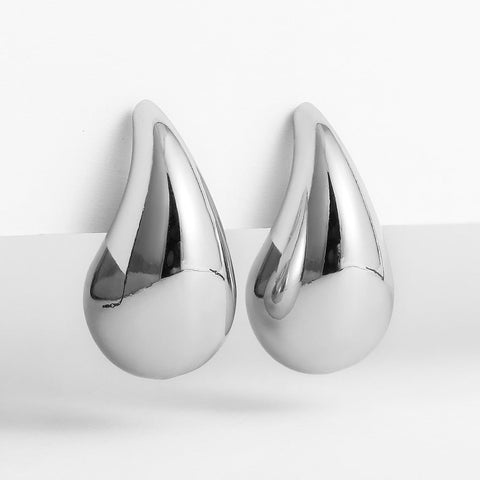 VENICE Silver Teardrop Earrings