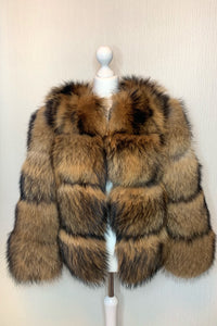 ELEANOR Raccoon Fur Coat