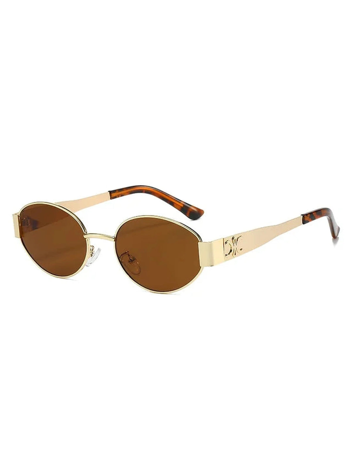 LUNA Sunglasses Gold/Brown