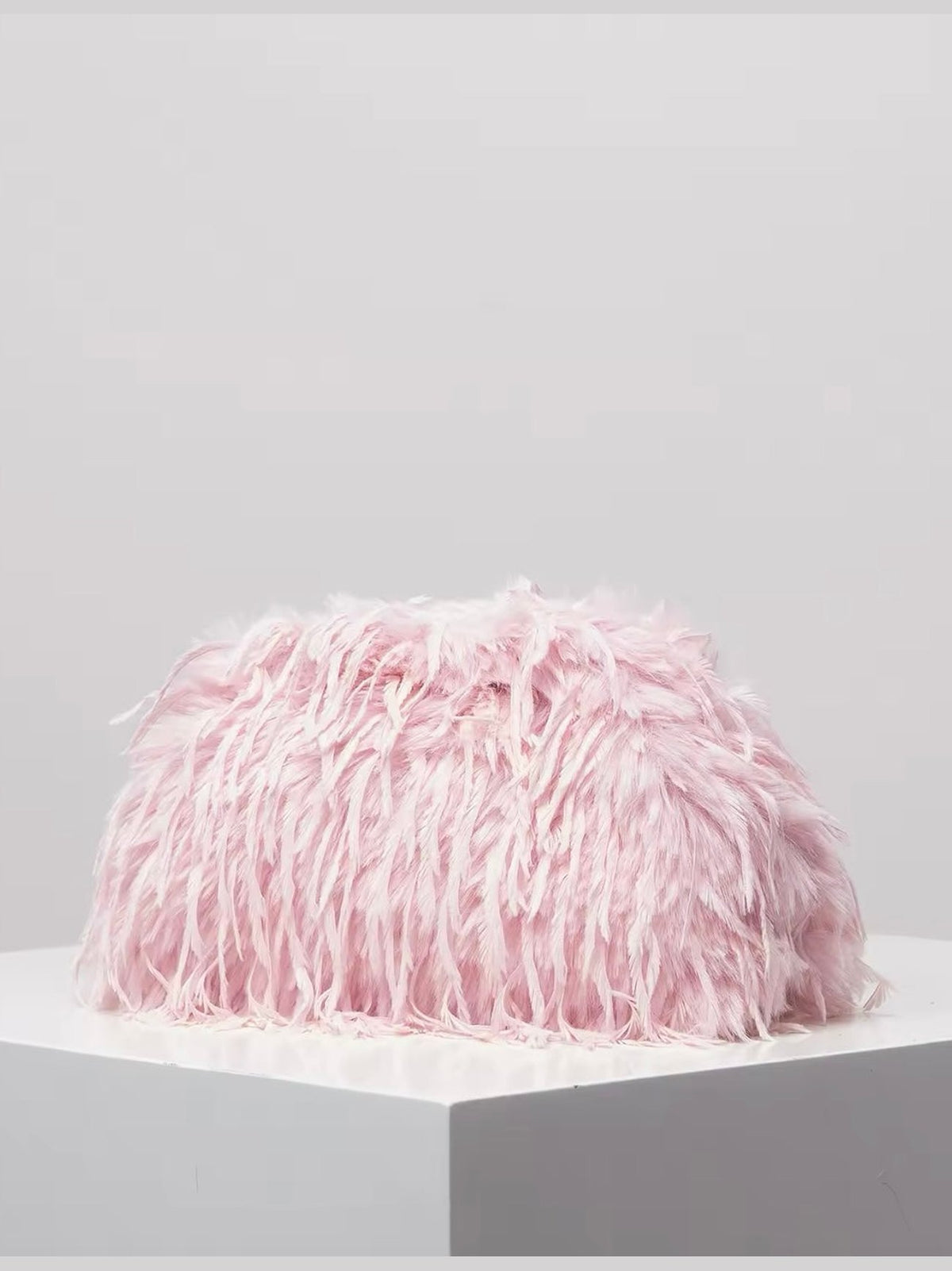 Feather DARCEY Clutch Baby Pink