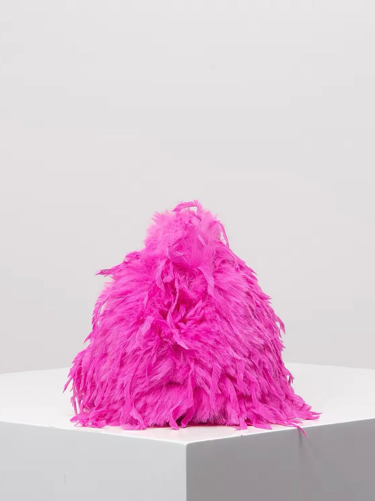 Feather DARCEY Clutch Hot Pink