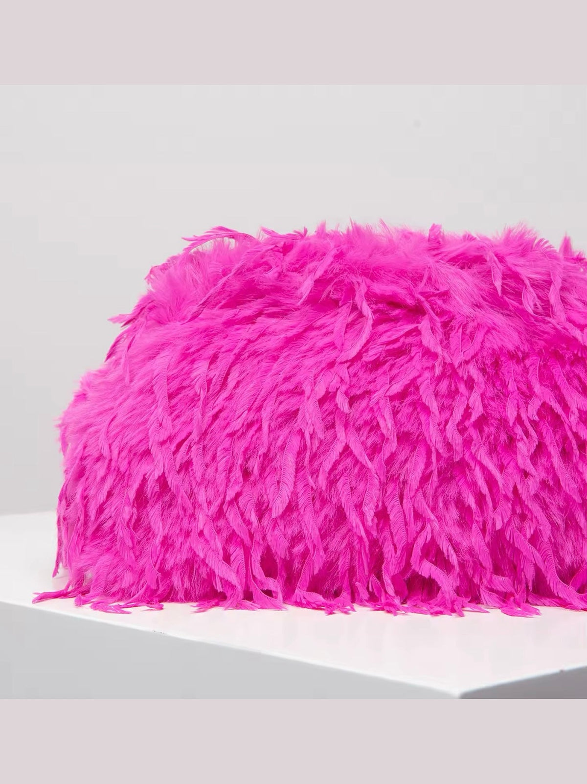 Feather DARCEY Clutch Hot Pink
