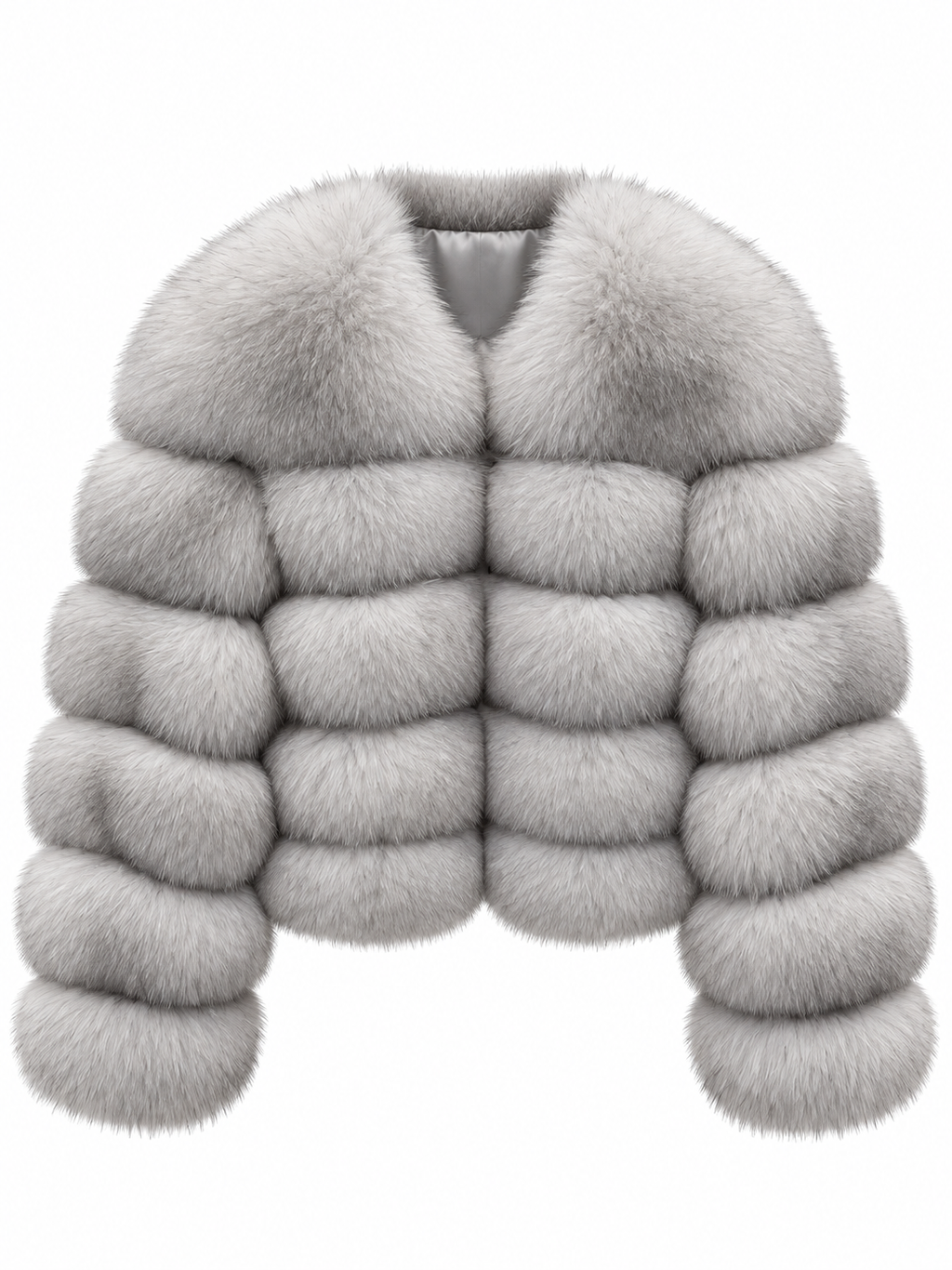 EMILY Cropped Fox Fur Coat - All Colours
