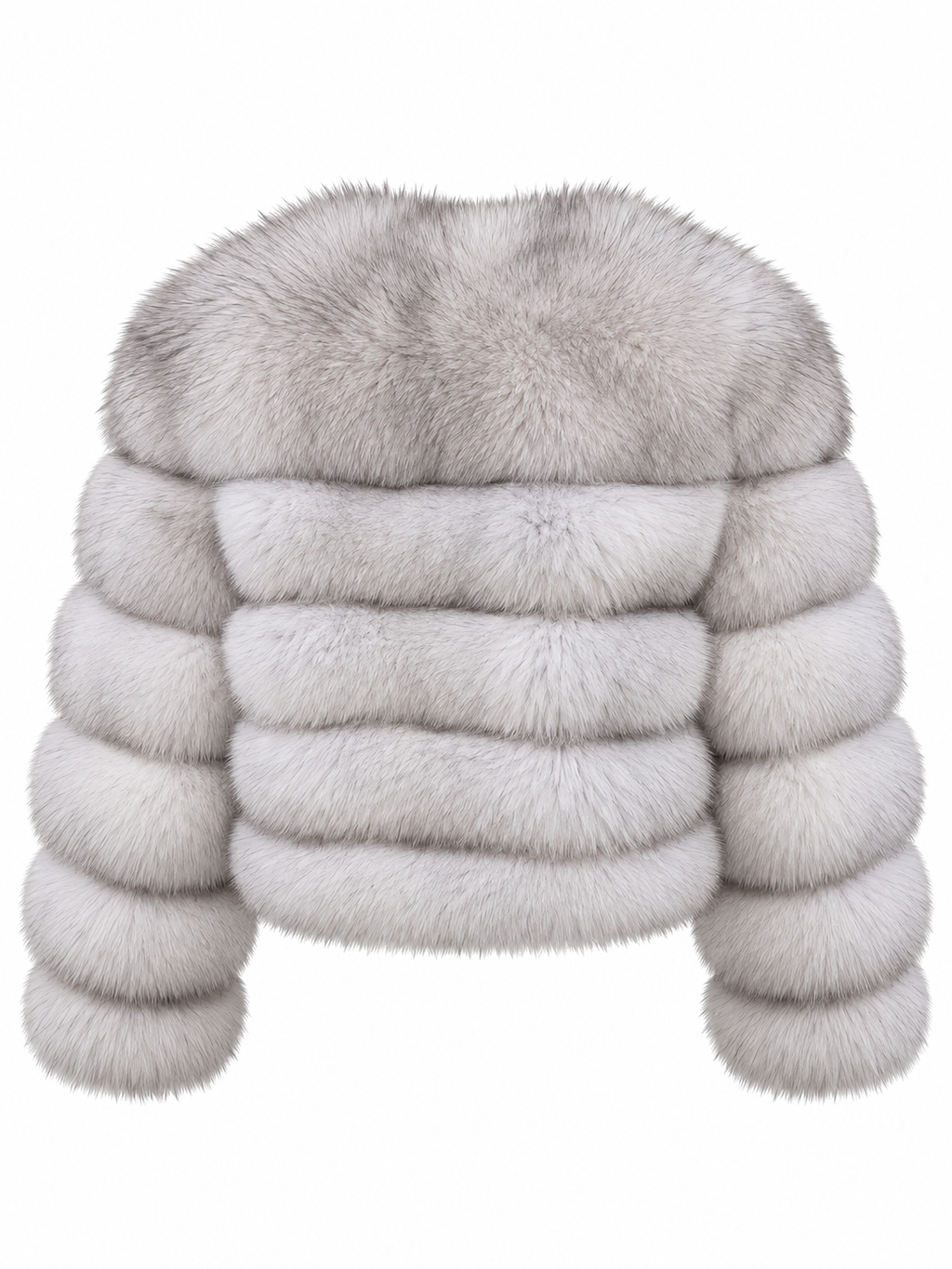 EMILY Cropped Fox Fur Coat - All Colours