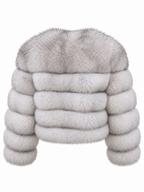 EMILY Cropped Fox Fur Coat - All Colours