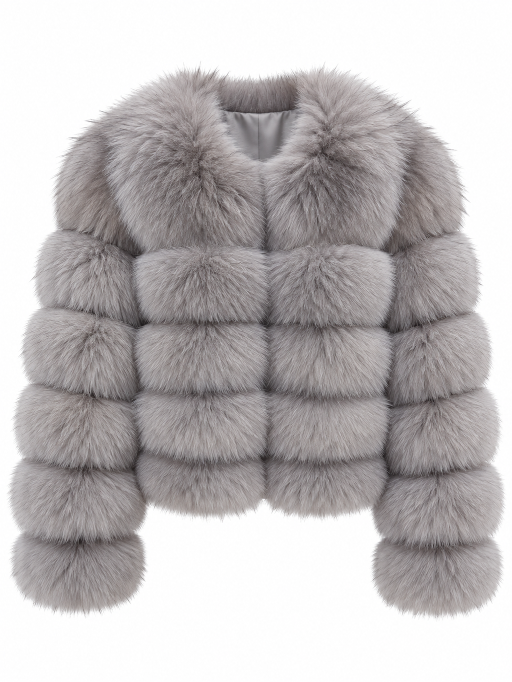 EMILY Cropped Fox Fur Coat - All Colours