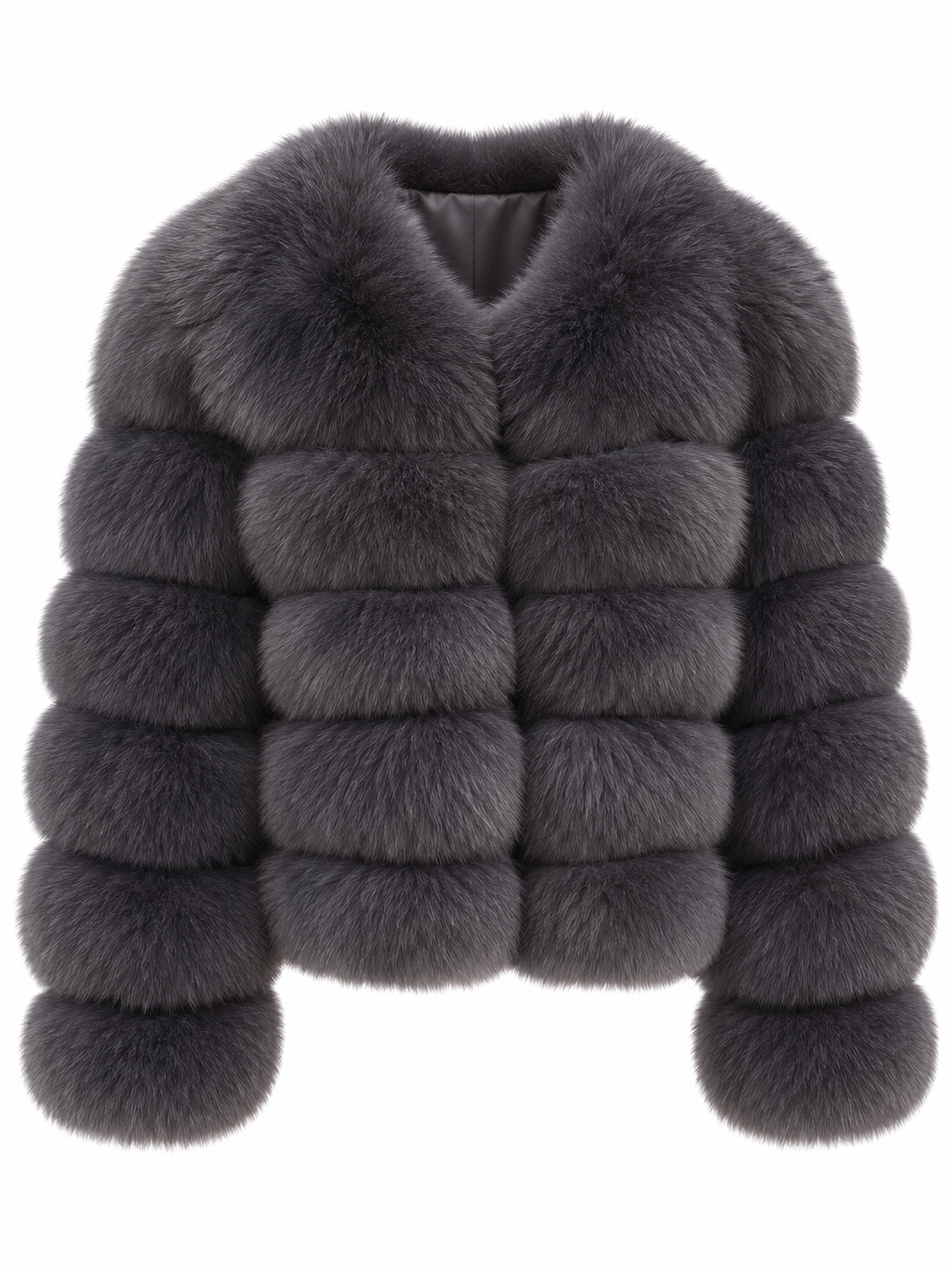 EMILY Cropped Fox Fur Coat - All Colours