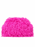 Feather DARCEY Clutch Hot Pink