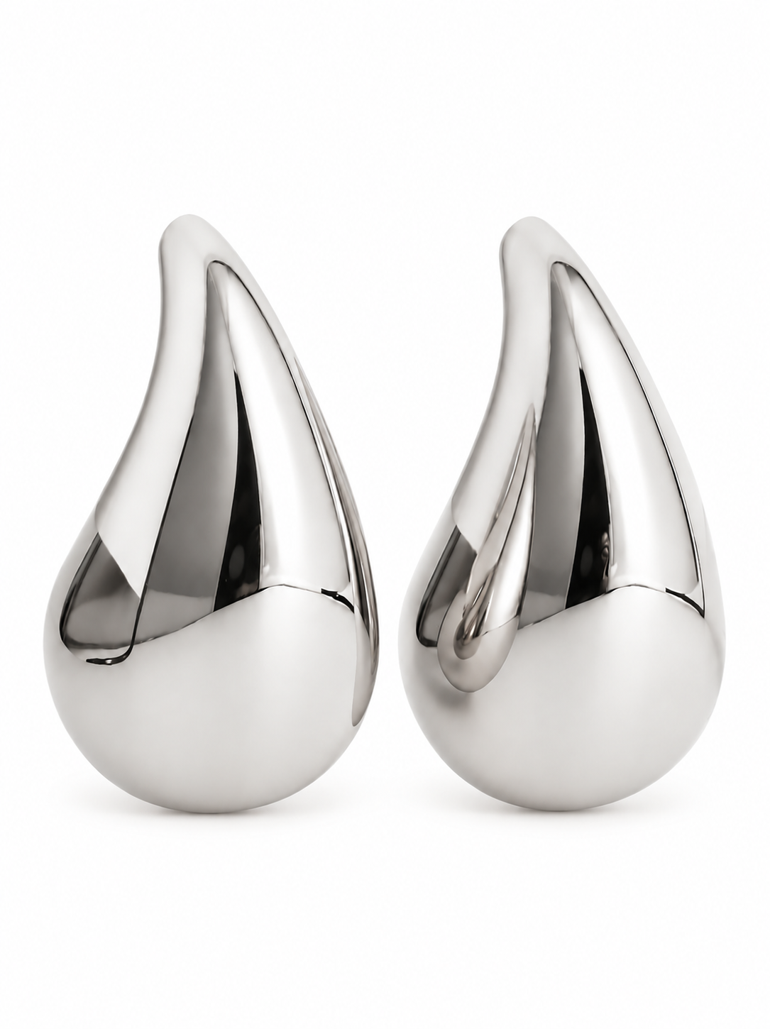 VENICE Silver Teardrop Earrings