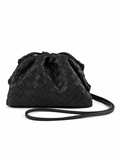 Woven DARCEY Clutch Black
