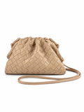 Woven DARCEY Clutch Nude