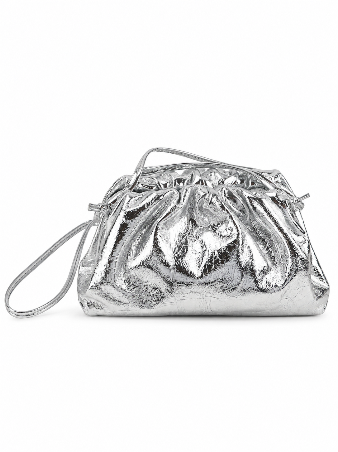 DARCEY Clutch Metallic Silver