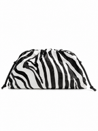 DARCEY Clutch in Zebra