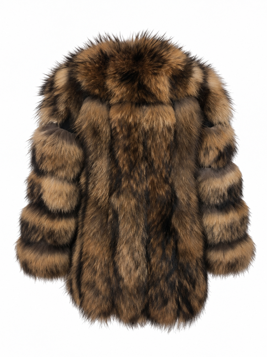 CAMILLE Raccoon Fur Coat