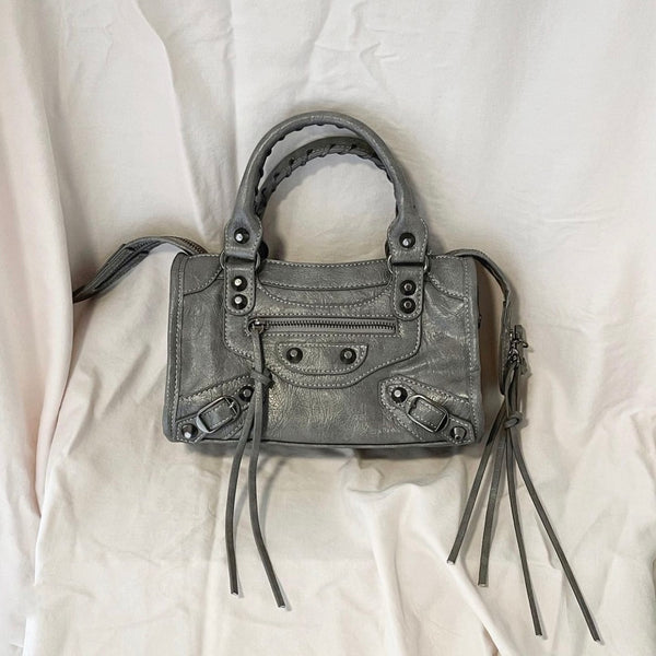 JO Bag Gunmetal Hardware Grey