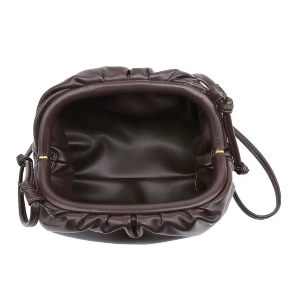 DARCEY Clutch Chocolate Brown