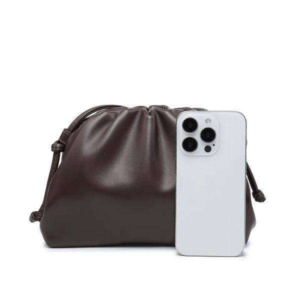 DARCEY Clutch Chocolate Brown