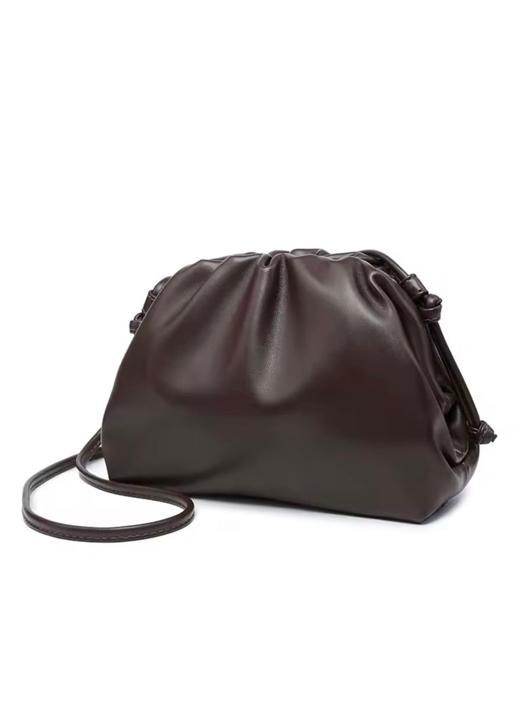 DARCEY Clutch Chocolate Brown