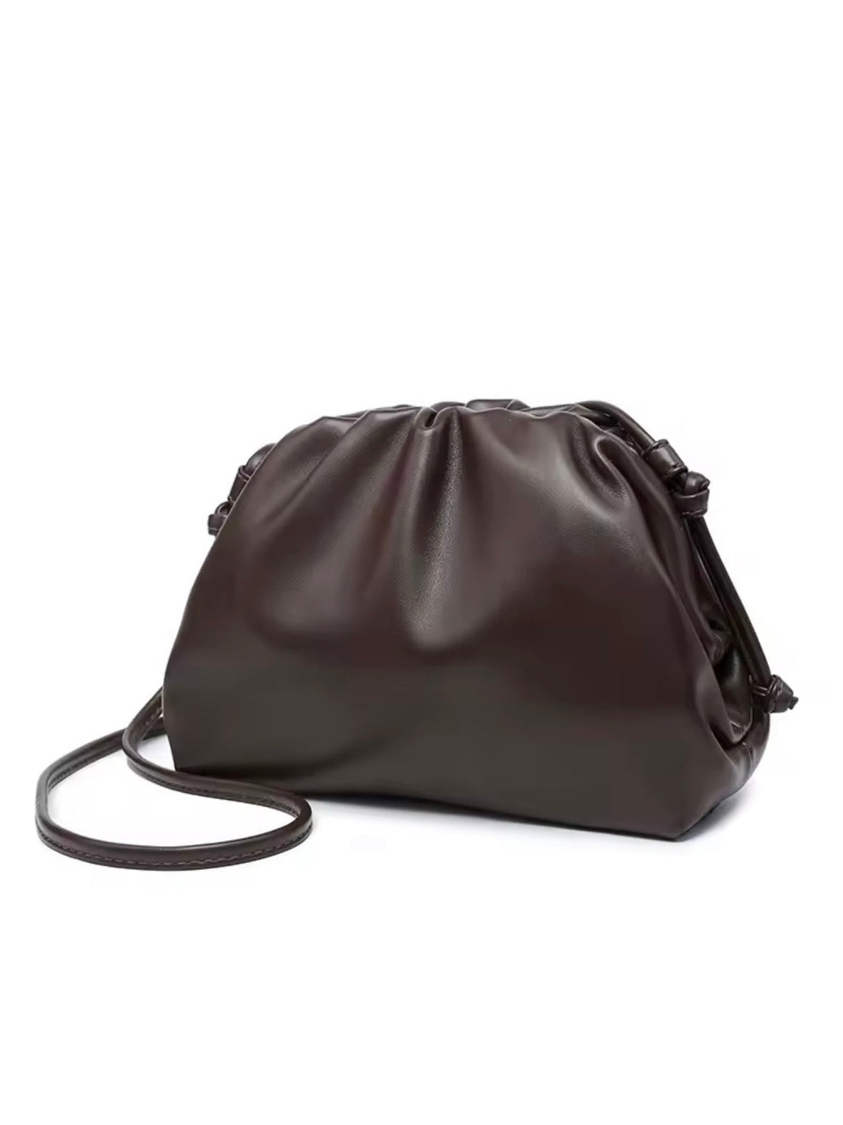 DARCEY Clutch Chocolate Brown