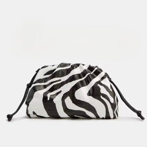 DARCEY Clutch in Zebra