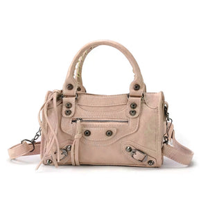 JO Bag Gunmetal Hardware Beige