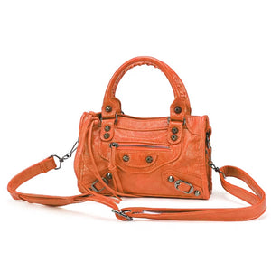 JO Bag Gunmetal Hardware Orange