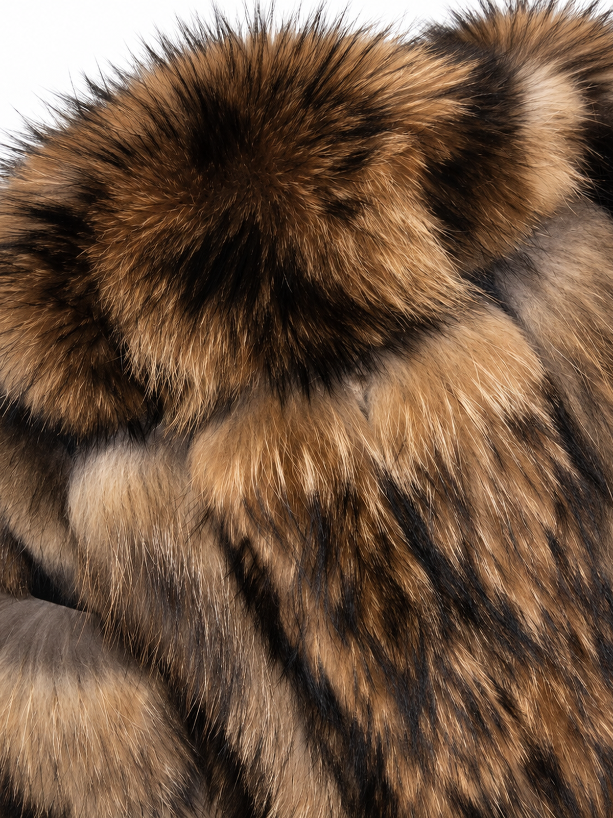 CAMILLE Raccoon Fur Coat