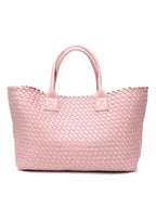 ELIZA Woven Tote - Baby Pink