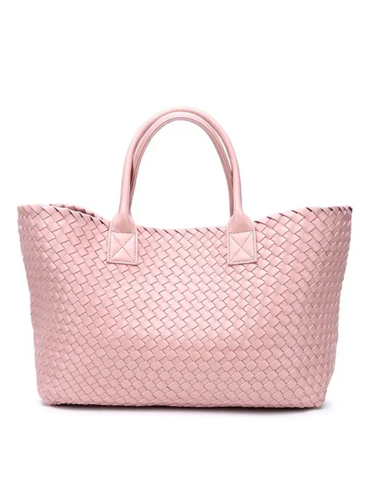 ELIZA Woven Tote - Baby Pink