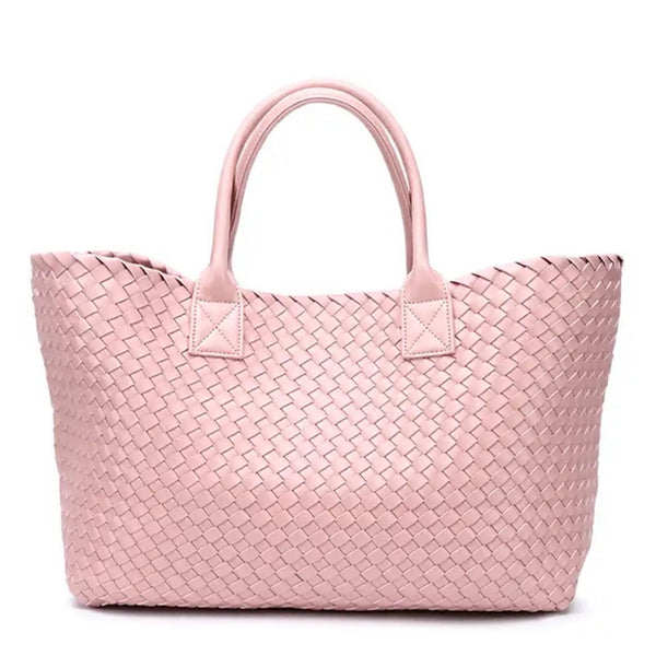 ELIZA Woven Tote Baby Pink