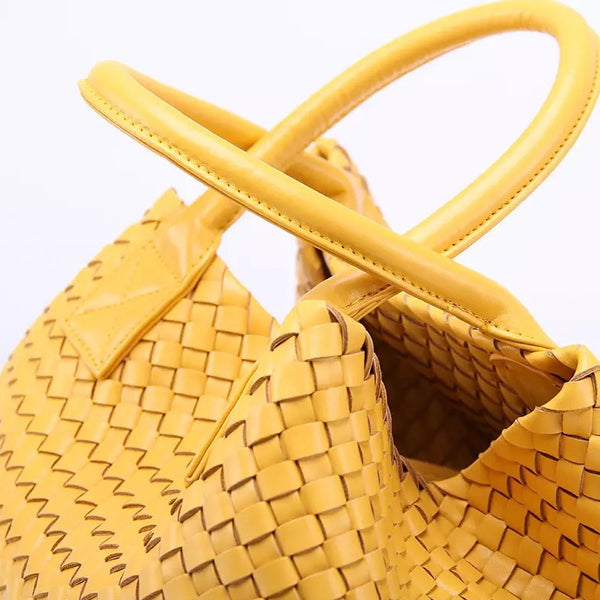 ELIZA Woven Tote Off-White