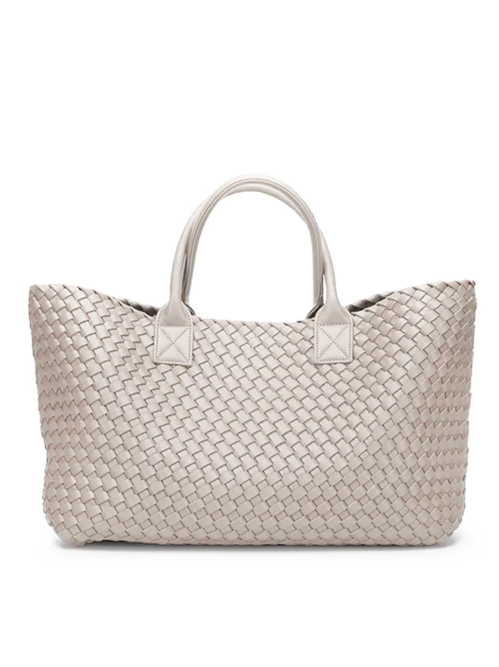ELIZA Woven Tote - Off-White