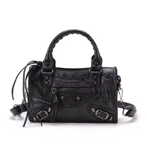 Balenciaga mini city all black online