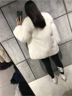 FREYA Fox Fur Coat White