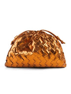 Woven DARCEY Clutch Metallic Copper